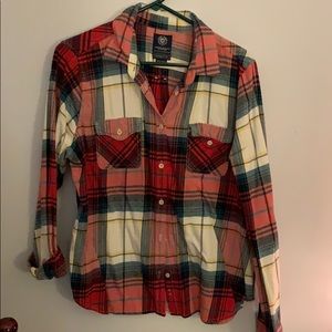 Flannel button-up